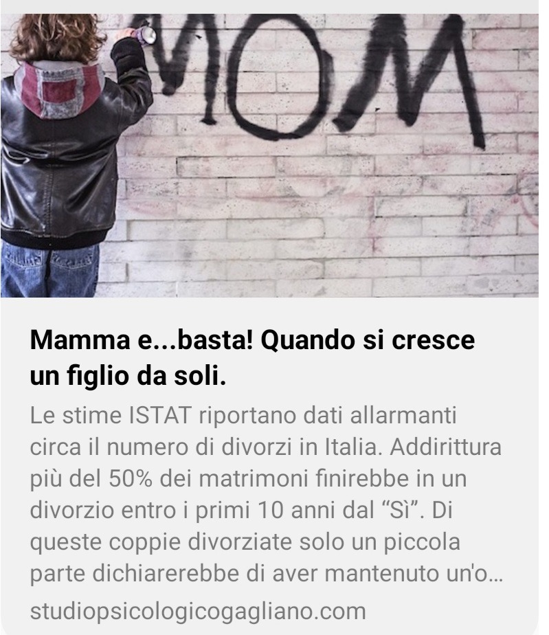 Mamma e...basta! Quando si cresce un figlio da soli.